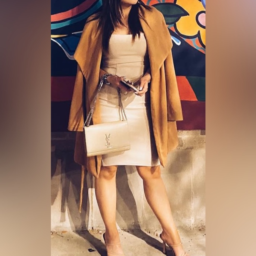 Lulus Elegant Cream Dress - Size S